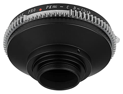 Fotodiox PKA-C-P Lens Adapter with Pentax K Auto Focus Mount Lenses to C-Mount Cine & CCTV Cameras