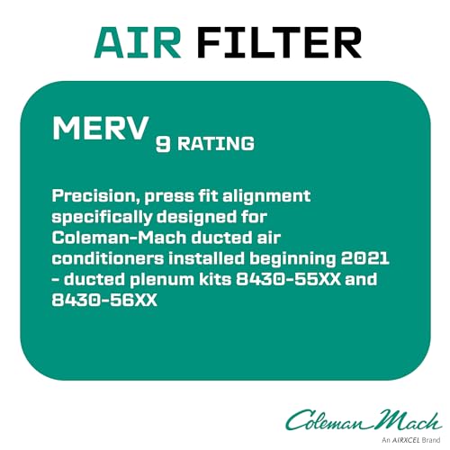 MACH Coleman MERV 10 ducted ceiling air filter, 12 x 12 inches, model 8430-3823