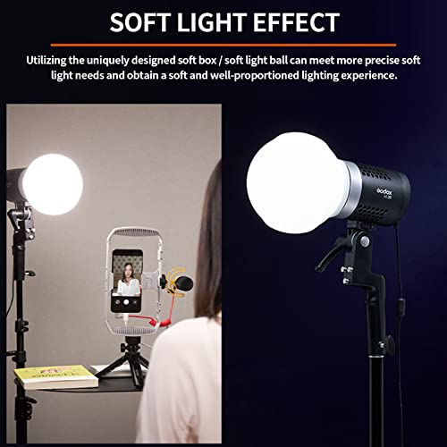 Godox ML-CD15 Diffusion Dome Flash Diffuser Soft Light Modifier Kit Base