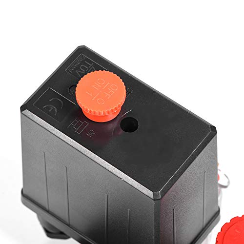 Mumusuki Air Compressor Pressure Switch Control Valve Regulator with Gauges for Fast Pressure Reduction 0.05-1.2Mpa 3000L/min
