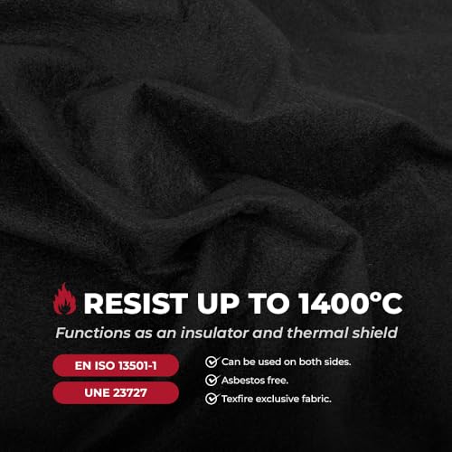 Plumbers Soldering Blanket 1400°C Torch Protection 50x35 cm
