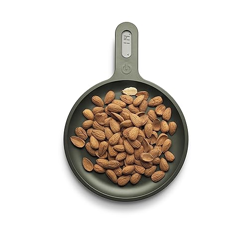 EVA SOLO | Green Tools Kitchen Scales | Practical Kitchen Scales with Display on The Handle for Easy Weight Reading Even When Using Large Bowls and Cooking pots | Green