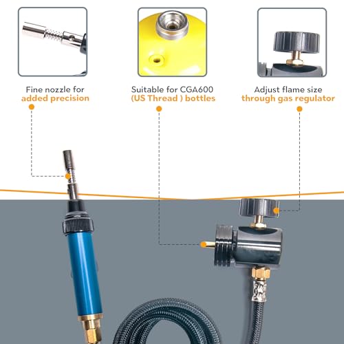LavaTap Lead Welding Kit - Fine Nozzle MAPP/Propane Gas Torch