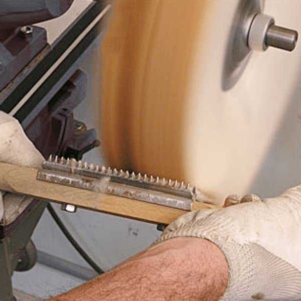 [Australia - AusPower] - BHA 15" Buffing Wheel Rake for Removing Residual Buff Compound, Double Handle 