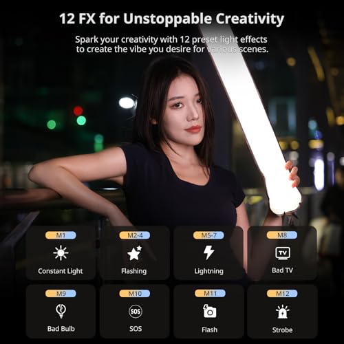 Ulanzi UA20 20W Bi-Color Magnetic Inflatable Tube Light, 2700K-6500K CRI95