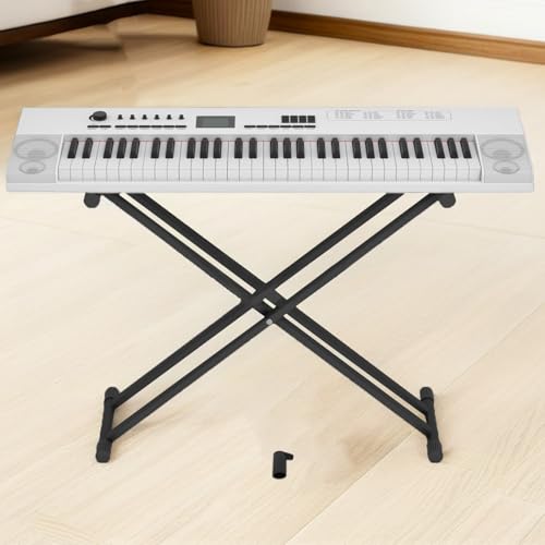8pcs Electronic Keyboard Stand Feet - Replacement Plastic Digital Piano Leg Protector Caps - Shock Absorbing and Non-Marking for Home Studio - Easy to Install and Secure