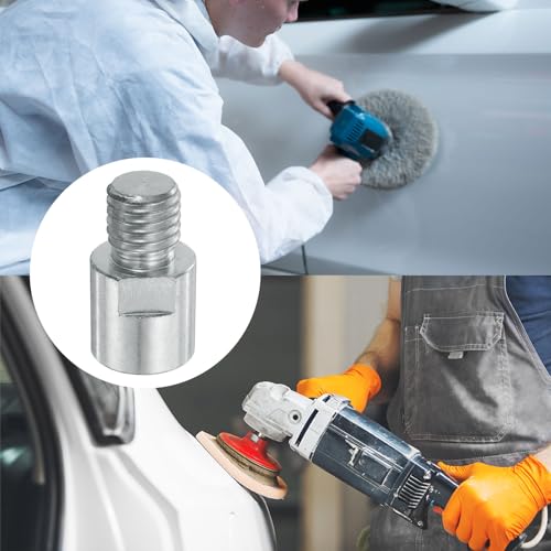 QUARKZMAN 5/8"-11 Female to M14"-11 Male Adapter for Diamond Core Drill | Polisher Adapter Connection Rotary Tool Attachment Thread Adapter Conversion Tool, Polishing Wheel
