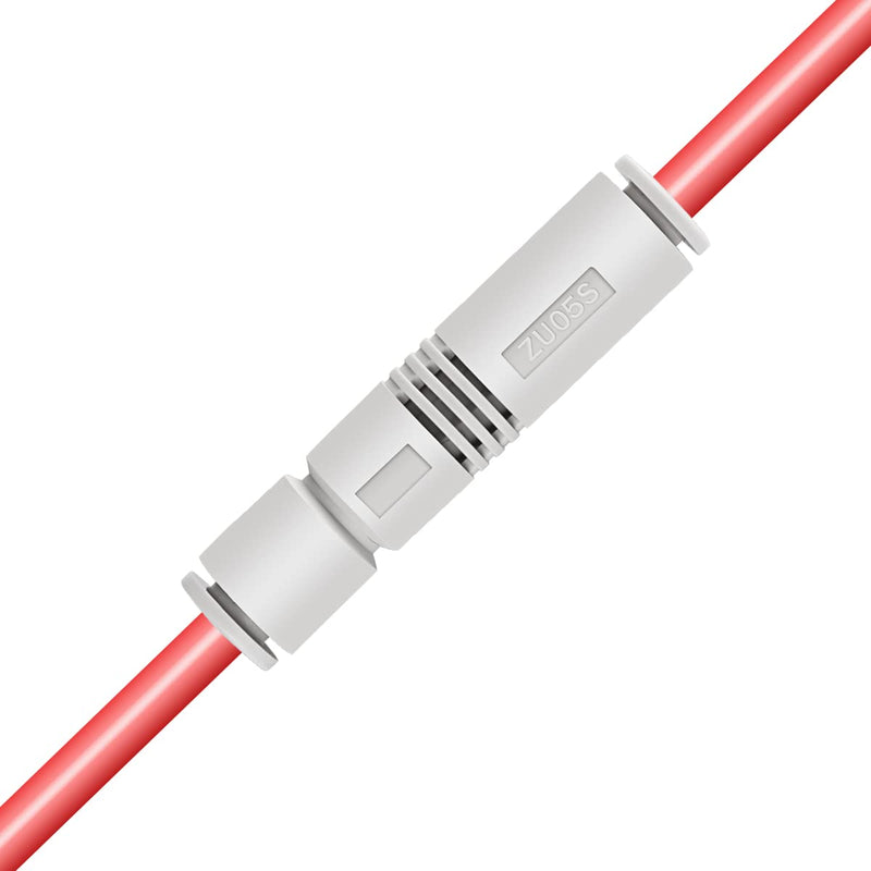 [Australia - AusPower] - Pneumatic Fitting Vacuum Ejector, ZU05S, 6mm Push in One Touch Tube type (10), Gray 10 