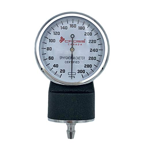 [Australia - AusPower] - Professional Manual Blood Pressure Monitor - Medical Aneroid Sphygmomanometer with Carrying Case, Navy Blue 