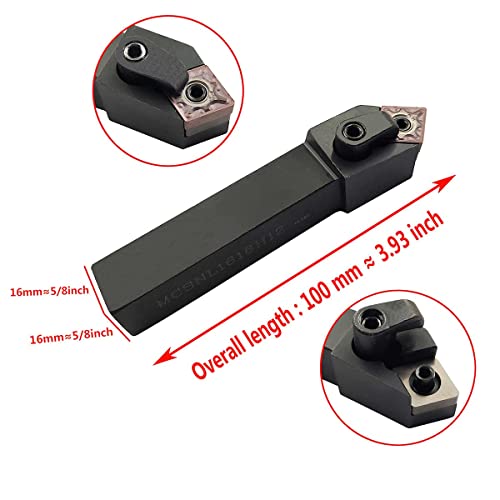 1 pcs MCSNL1616H12 Lathe Turning Tool Holder + 10pcs CNMG120408-MA Carbide Insert Turning Tips Tool……