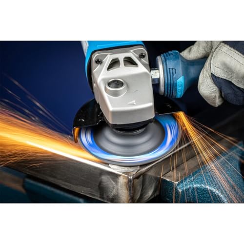 PFERD Tools CC-Grind Robust 125 x 22.23 mm SGP Steelox Sanding Disc for Steel and Stainless Steel with Victogram Grit - Pack of 10 Ergonomic and Durable