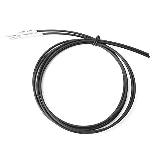 Garosa PT-310 Sensors Probe versus Fibre Optic Sensor M3 Thread Size 1 Metre Cable Length Sensor Probes Metal Head Probe Cable Rated Resistance Thermistor Temperature Sensor