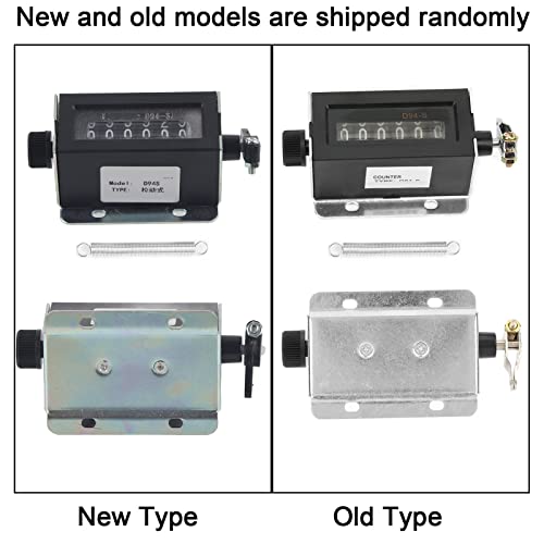 D94-S 6-Digit Resettable Mechanical Draw Counter Digital Length Counter 0-999999 for Machine Quantity Log