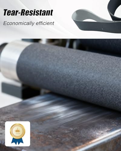 GUZIKO 2x72 inch sanding belts, 8-pack for metal, glass, and stone finishing