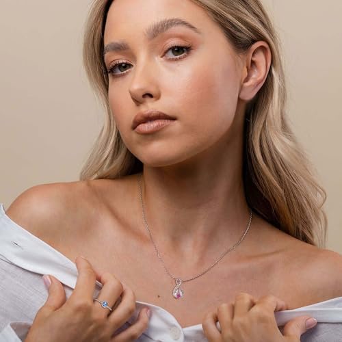 Sterling Silver Urn Necklace for Ashes for Women: Infinity Cremation Jewelry for Women - Ashes Keepsake Pendant Memorial Jewelry Gifts for A Loss of Loved Ones rose