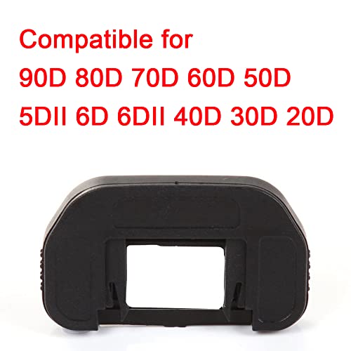 EB Eyecup Eyepiece Viewfinder Compatible for Canon 90D 80D 70D 60D 50D 5DII 6D 6DII 40D 30D 20D Camera (2 Pack)