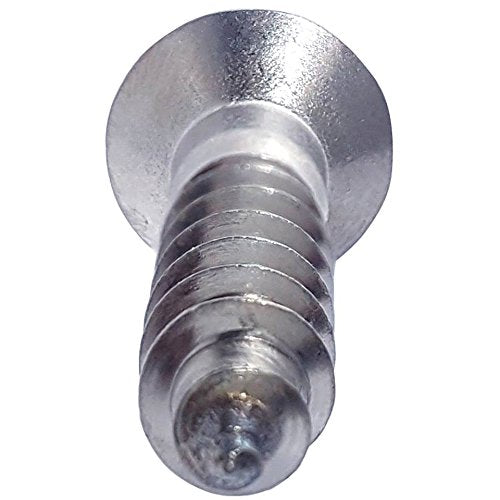 #4 x 3/4" Flat Head Wood Screws, Phillips Drive, Type 316 Marine Grade Stainless Steel, Partial Thread, Bright Finish, Quantity 100 By Fastenere #4 x 3/4" (100 Pack)