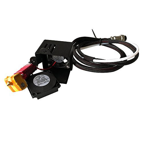 CR-10 Hotend Full Assembled 12V Fit for Creality 3D Printer MK8 Extruder CR-10, CR-10 mini, CR-10S 3D Printer Replacement Parts