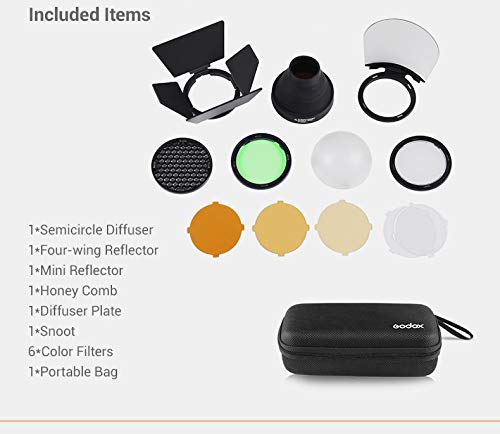 Godox AK-R1 Pocket Flash Light Accessories Kit for Godox V1 Flash Series