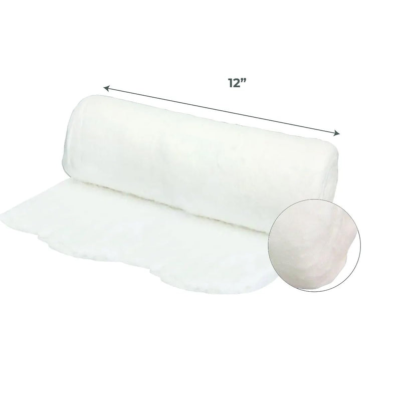 [Australia - AusPower] - ForPro Professional Collection Premium Cotton Roll for Cosmetic Application and Product Removal, White, 12” Wide, 1 Lb. 