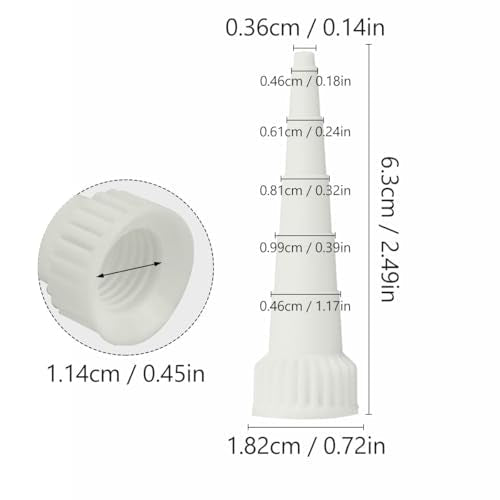 EINGSDFGCH glue applicator tip cap snip replacement set, 30 adhesive dispenser accessories