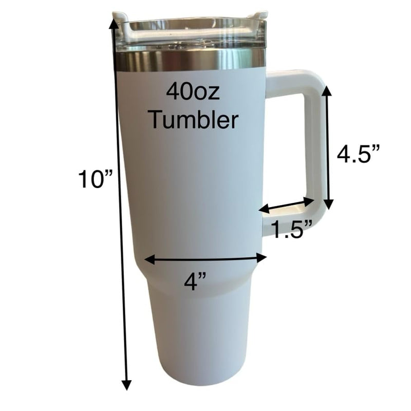 Tumbler, 40oz Tumbler, Western Tumbler, Engraved Cup with Handle, Cute Coffee Mug, 40oz Coffee Mug (Black/Gold(21)-Bee(B31)) Black r.Gold(16)-Bee(B31)