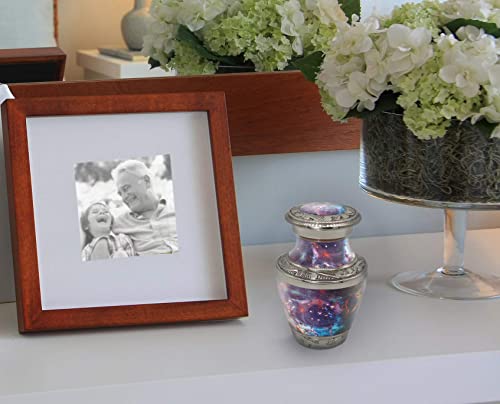 Galaxy Small Urns for Human Ashes Set of 4 Mini Urns or Keepsakes Galaxy