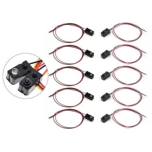 5 Pairs IR Interrupt Beam Sensor Infrared Beam Sensor LED Counting Module LEDs Counting Module Split Distance Sensor Ideal for Robotics