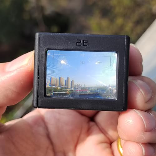 Camera External Optical Waist Level Viewfinder, 28mm Optical Waist-Level Viewfinder, with 35/50 Frame or 40 Frame, Boot Foot Left - Right Offset Adjustable (28mm(35/50 Frame)) 28mm(35/50 Frame)