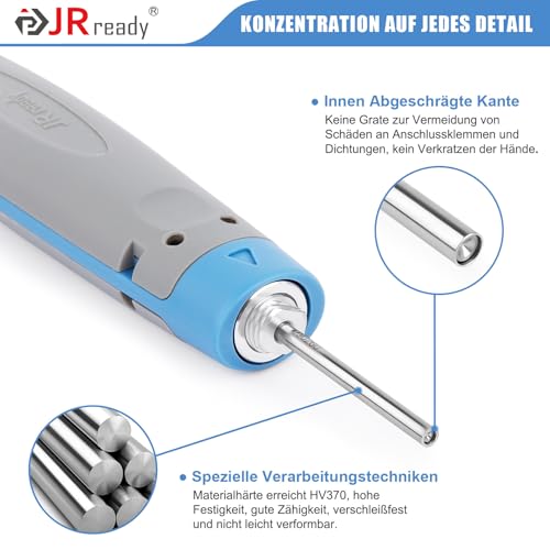 JRready JRconDRK-T190260 Pin Tool New Upgrade Release Tool with Protective Case for TE 4.2 Mini Universal Mate-N-Lock AMP 4.2 Pitch Miniature Rectangle (MR) JST FL 4.14 Pitch Contact