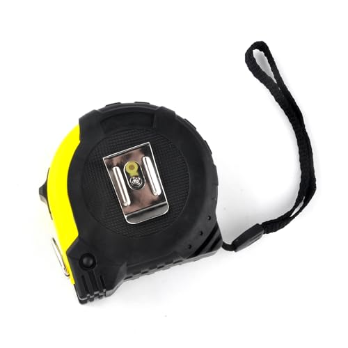 VAXATO Pi diameter circumference tape measure, 15/16-inch by 26FT/8M, black and yellow tape reel