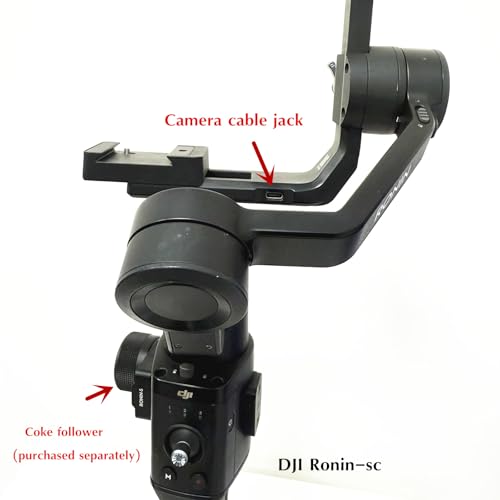 for DJI Ronin -sc Multi-Function Camera Control Cable USB C Stabilizer Release Connection Cable for Sony A7C/A7CII/ZV-E10/E10II/A6700 Z6 Z7 EOS R/RP(Ronin SC -Type c) Ronin SC -Type c