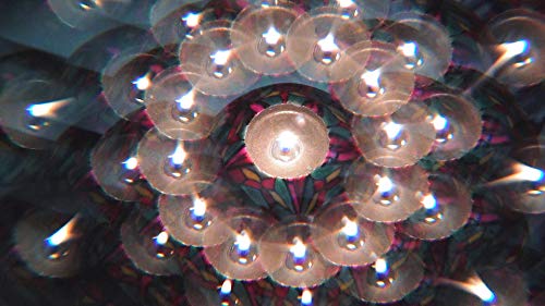 Explopur 77mm Kaleidoscope Prism Camera Glass Filter Variable Number of Subjects SLR Photography Accessories