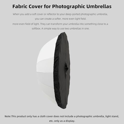 Godox DPU-165BS 165cm 65" Photography Umbrella Diffuser Soft Cloth 65inch/165cm Black/Silver