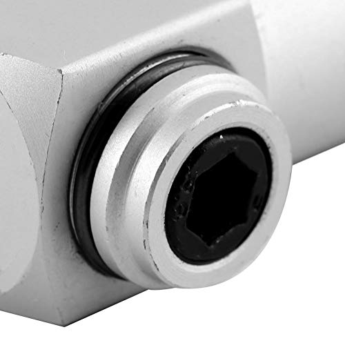 Pneumatic Swivel Joint 360 Universal Joint, 4 Pieces/Set Aluminum 1/4 Inch Universal Tool for Swivel Hose Adapter 360 Inch