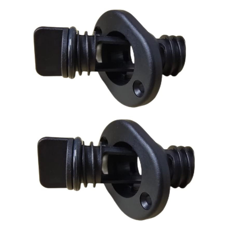 1" Screw Type Drain Plug for Skeeter Boats & Kayaks | 2PCS, with Rubber O-Ring, Thread, Compatible with Marine Boat