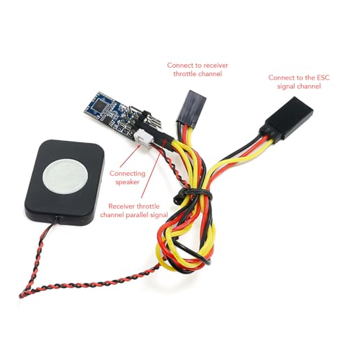 Gonetre RC Car Engine Sound Simulator High Simulation Remote Control Car Sound Module for 1/28 1/24 1/18 Scale RC Crawler Trucks Electronic Components
