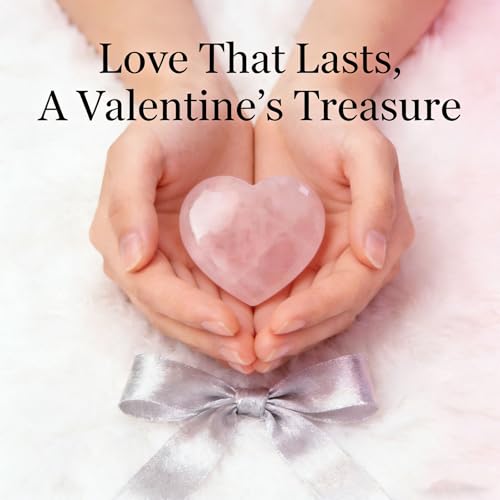 ideayard 45mm Rose Quartz Heart, Crystal Stone 1pcs Puff Heart, Love Palm Healing Stone Reiki Crystal Gemstone Worry Stones for Anxiety