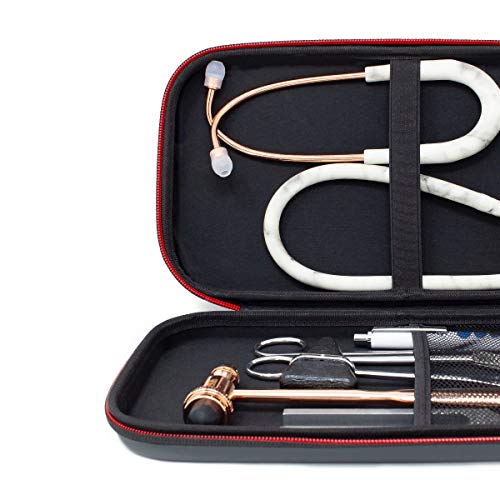 MDF Instruments Stethoscope Hard Shell Transport Case Suitable for MD One and Acoustica Stethoscopes, Reflex Hammers, Sphygmomanometers, Doctors and Nurses Accessories (MDFSCM12)