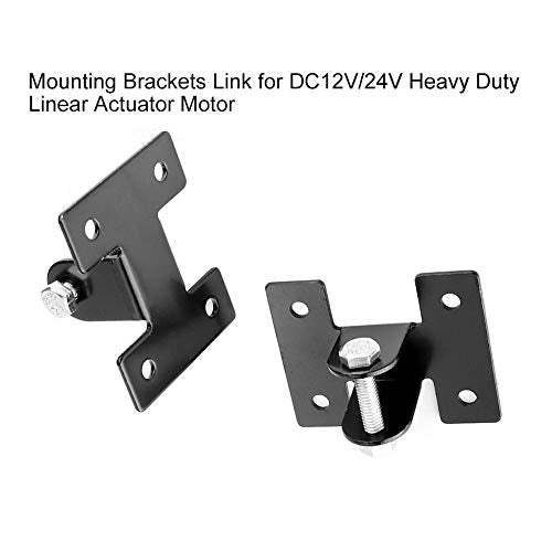 linear actuator brackets Motor Mounting Brackets Link, 2pcs Mounting Brackets Link for DC12V/24V Heavy Duty Linear Actuator Motor