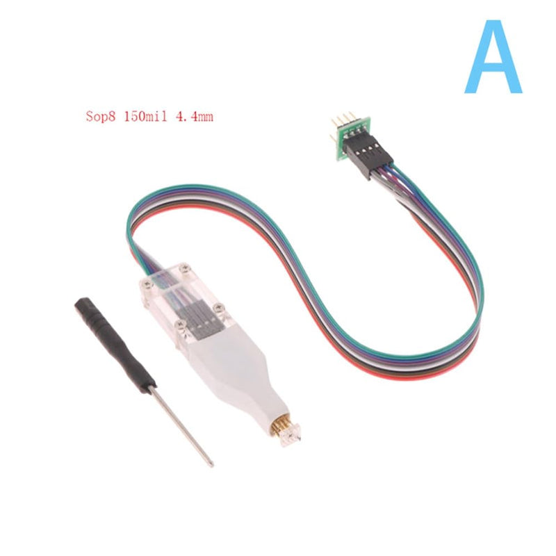 Sop8 Chip Download Burn Write Probe Spring Needle Flash Eeprom Chip Burner Cable Sop8 150 mil 4.4 mm Pack of 1
