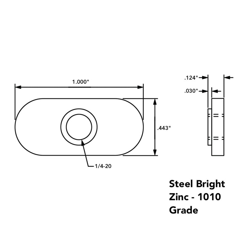 [Australia - AusPower] - 8020, 3785, 10 Series Steel 1/4-20 Centered Slide in Economy T Nuts Hardware Nuts for 1" 10 Series Aluminum Extrusions 80/20 (25 Pack) 25 