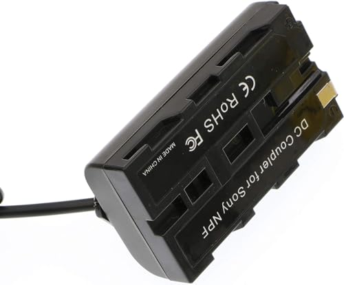 Alvin's Cables NP F550 Dummy Battery to D-Tap Power Cable for Sony NP F570 NP F970 Atomos Shinobi Atomos Ninja Monitor SmallHD Focus 7 86CM Dummy Battery
