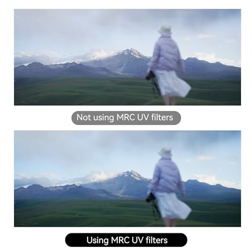 7artisans Nano Magnetic Filter UV Filter ND Light Reduction Filter/CPL Polarization Filter/GND Gradient Filter/Black Mist 1/4 Portrait Photography Filter Suitable for Lens(67mm MRCUV) 67mm Magnetic MRCUV