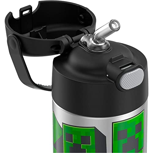 THERMOS FUNTAINER Minecraft Water Bottles, 16 Ounce & 12 Ounce