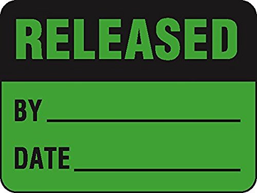 Labelmaster BT335 Released Label (Pack of 500)