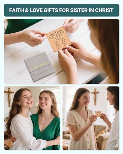 UPROMI To My Friend/Sister in Christ/Granddaughter/Daughter/Niece Gifts To My Sister in Christ