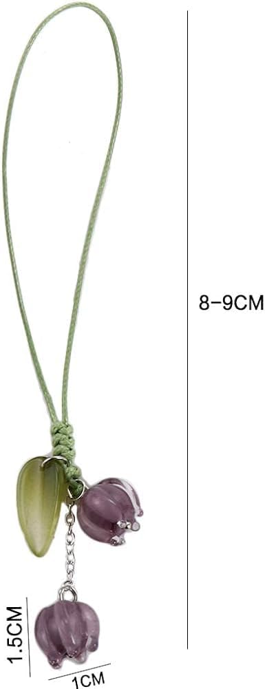 [Australia - AusPower] - White Mobile Phone Lanyard Universal Phone Chain Black Bow White Pearl Beaded Phone Lanyard Wrist Strap Anti Lost Phone Charm Strap Fashion Phone Case Keychain Wallet Decoration Pendant for Women B 
