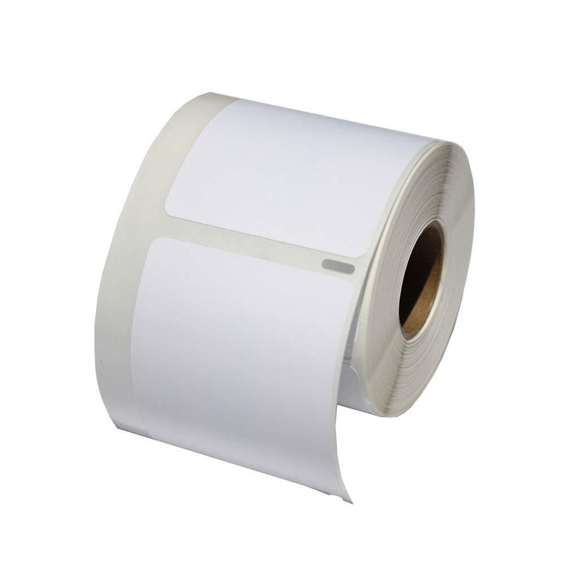 Removable Zip Disk Labels 2" x 2-5/16" - Compatible with LabelWriter Printers - Direct Thermal White Labels - 250 Per Roll - LV-30370