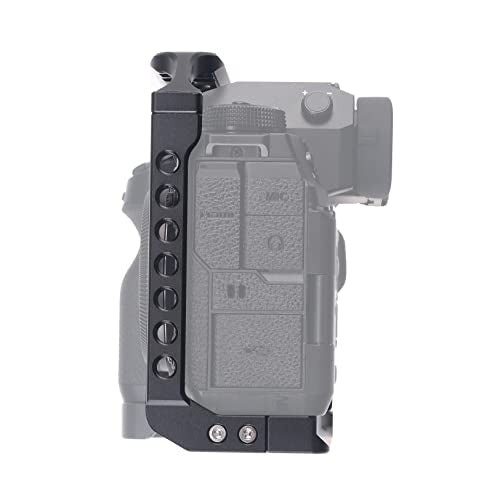 Hersmay X-H2/X-H2S Camera Cage with Top Handle for Fujifilm X-H2 X-H2S Mirrorless Digital Camera Aluminum Alloy Film Movie Making Camera Video Cage with Shoe Mount